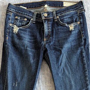 rag & bone - Women's Skinny Destroyed Jeans (size 29)